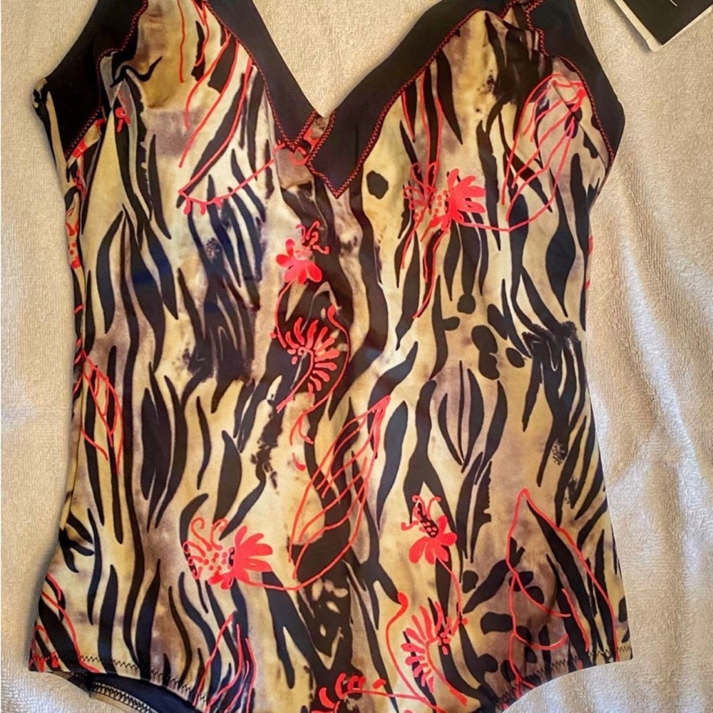 GOTTEX One Piece Swimsuit Bathing Suit Size 14 NEW $168